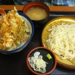 Tendontenya - 天丼冷うどんセット(890円)  