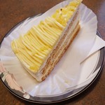 喫茶 俺ん家゛ - マロンケーキ　単品　390円　2018/12