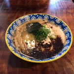 自家製麺 カミカゼ - 塩焦がしネギラーメン 大  900円