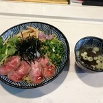 油そば 渡邊 - 油そば ロッソ(ロストビーフ)