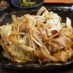 金沢中央市場食堂 - 豚ホルモン味噌焼