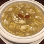 萬珍樓 - 白身魚と豆腐のとろみスープ