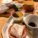 土佐茶カフェ - 沢渡茶セット