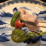 大塚はなおか - 群馬県産かぶちゃん豚 燻製 パクチーソース