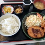 こかぶ食堂 - コロッケ定食760円（税込）