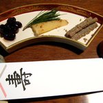 平野屋 - ('09/1)たたき牛蒡、数の子、煮豆