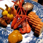 平野屋 - ('09/1)正月らしい一皿