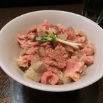 神保町 黒須 - 肉飯150円