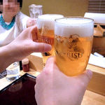 鮨 波やし - 生ビール