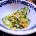 鮨 波やし - お新香サラダ