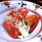 鮨 波やし - キャベツとフルーツトマト
