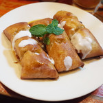 馬来風光美食 - バナナの春巻き