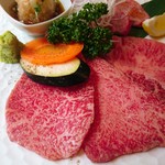 牛和鹿 - 上焼肉定食アップ