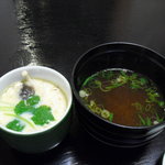 Kikuzushi - 弁当の赤だしと茶碗蒸