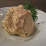 かんだ光壽 - 塩辛入り(酒盗入り？)ポテサラ