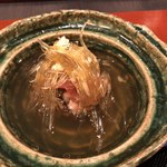 Sintomi tyou yuasa - 梅山豚の団子と目白鮫のフカヒレ 金華ハムのスープ