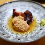 鮨 さいとう - 煮蛸、鯛の子