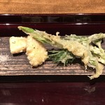 ろっかん - 山菜の天ぷら