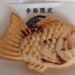 天然鯛焼 鳴門鯛焼本舗 - 純白桃あん￥230+税