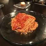 肉のながおか - アラビアータスパゲッティー