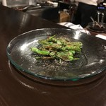 肉のながおか - シシトウ、辛いのが当たるとラッキー（笑）