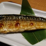 魚民 - 定食の鯖のアップ