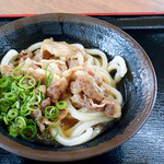 手打ちうどん 彦江 - 肉ぶっかけ冷