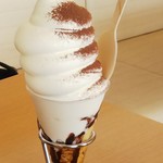 イルソーレ - 新感覚 モコモコソフトクリーム　チョコレート　(税込)480円（2019.04.20）