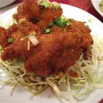 横浜中華街 中國上海料理 四五六菜館 - 鶏肉とカシューナッツの炒め