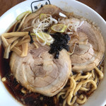 麺屋 翔 - 東仙台ブラックラーメン、チャーシュートッピング