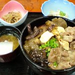 かじ旅館 - 能登牛きのこあんかけ丼