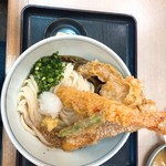 うどん屋 しろ - エビ天ぶっかけうどん