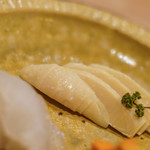 うを徳 - 山州（やましろ）長岡京（ながをかきやう） の"笋（たけのこ）＋" 山州（やましろ）"花山椒（なるはじかみのはな）" 