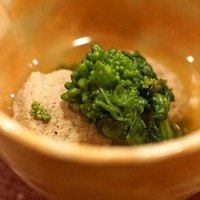 味感 ことほぎ - 大阪湾の鰯のつみれと花山椒と菜の花