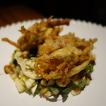 Gourmandise - 白魚と筍のフライのサラダ