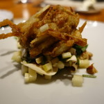 グルマンディーズ - 白魚と筍のフライのサラダ