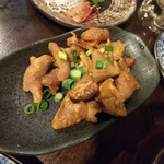 金町製麺 - モツ炒め