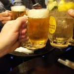 金町製麺 - 乾杯