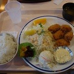 キンシャサ - カキフライ定食￥５８０