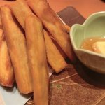 ぼんや - 「新さつま芋スティック揚げ　ハチミツマヨネーズ添え」