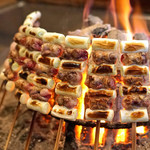 柳家 - 鴨と葱の串焼き