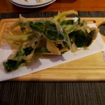 欧風酒場テラコバール - せたな町産行者にんにくのビアフリット