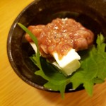 海鮮炭焼処とら太 - 酒盗クリームチーズ