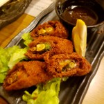 海鮮炭焼処とら太 - 筍チーズ大葉の肉巻き揚げ