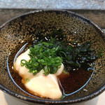 寿司栄 - マフグの白子とのり