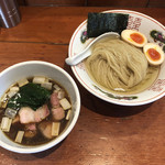 麺処ほん田 - 「昆布水つけ麺 醤油」1000円＋味玉