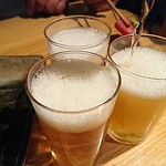 立呑みもんぞう - 3人で乾杯