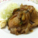 近藤 - 豚肉の生姜焼き肉厚で美味い