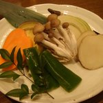 焼肉龍音 - 焼き野菜（６０９円）