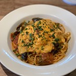 ナナイロパスタ - とろ～り‼チーズナポリタン 1,180円 + 大盛り 250円　計 1,430円。